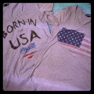 Two American shirts